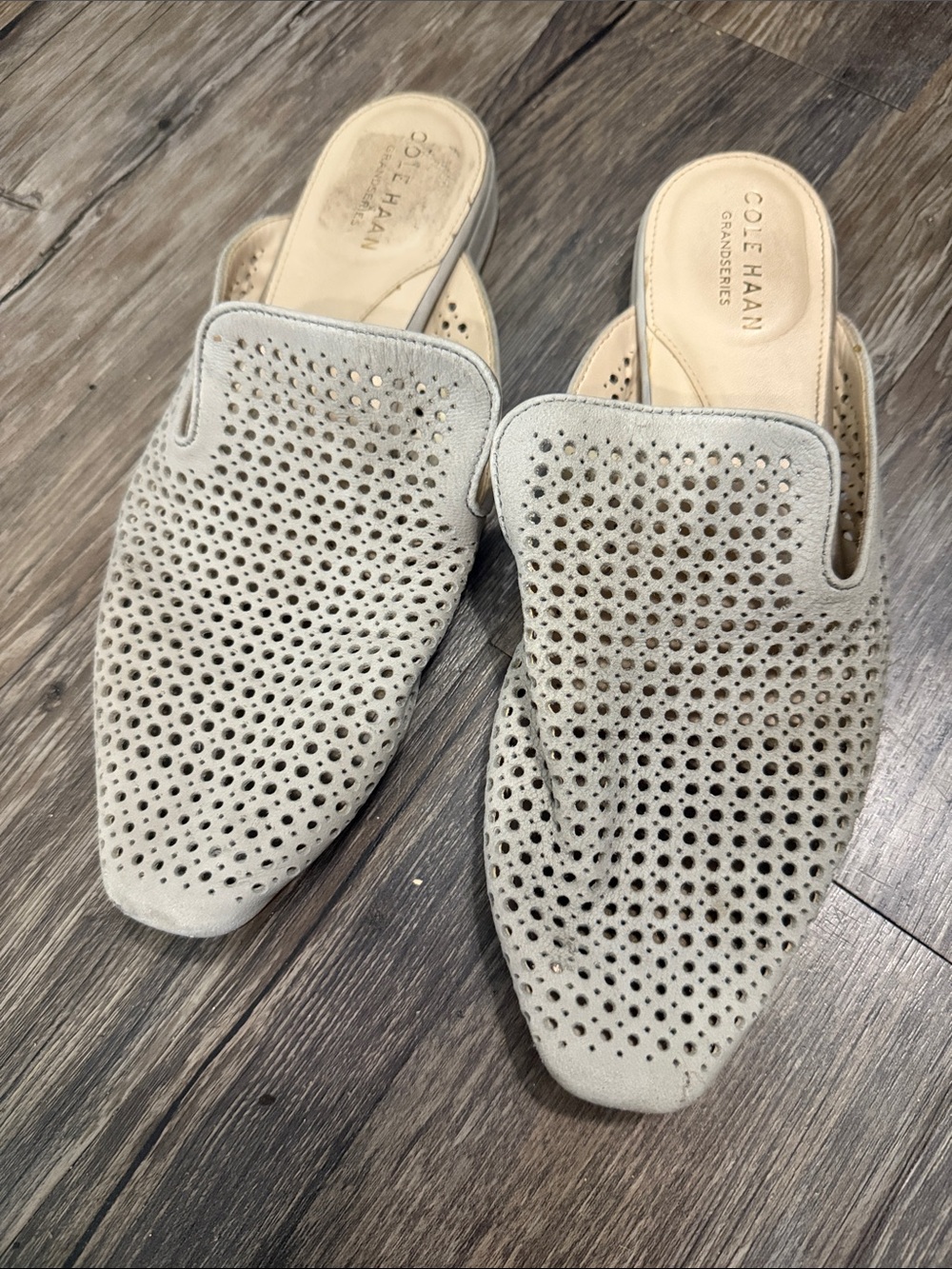 Cole Haan | Woven Leather Mule Clog Shoes size 7.5